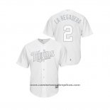 Camiseta Beisbol Hombre Minnesota Twins Luis Arraez 2019 Players Weekend Replica Blanco