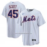 Camiseta Beisbol Hombre New York Mets Christian Scott Primera Replica Blanco