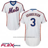 Camiseta Beisbol Hombre New York Mets Curtis Granderson Flex Base Blanco