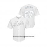 Camiseta Beisbol Hombre New York Mets Jeurys Familia 2019 Players Weekend Replica Blanco