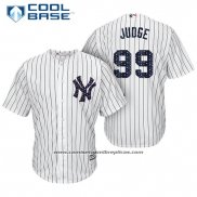 Camiseta Beisbol Hombre New York Yankees 2017 Estrellas y Rayas Aaron Judge Blanco Cool Base