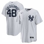 Camiseta Beisbol Hombre New York Yankees Paul Goldschmidt Primera Replica Blanco