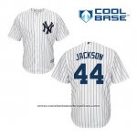 Camiseta Beisbol Hombre New York Yankees Reggie Jackson 44 Blanco Primera Cool Base