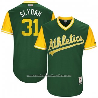 Camiseta Beisbol Hombre Oakland Athletics 2017 Little League World Series Liam Hendriks Verde