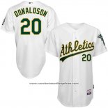 Camiseta Beisbol Hombre Oakland Athletics Josh Donaldson Blanco Jugador Autentico
