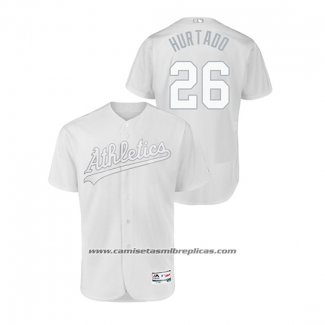 Camiseta Beisbol Hombre Oakland Athletics Matt Chapman 2019 Players Weekend Autentico Blanco