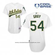 Camiseta Beisbol Hombre Oakland Athletics Sonny Gray 54 Blanco Primera Cool Base