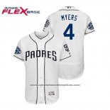 Camiseta Beisbol Hombre Padres Wil Myers 50th Aniversario Primera Flex Base Blanco