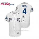 Camiseta Beisbol Hombre Padres Wil Myers 50th Aniversario Primera Flex Base Blanco