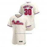 Camiseta Beisbol Hombre Philadelphia Phillies David Robertson Autentico 2020 Alterno Crema