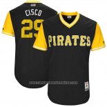 Camiseta Beisbol Hombre Pittsburgh Pirates 2017 Little League World Series Francisco Cervelli Negro
