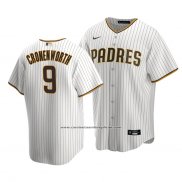 Camiseta Beisbol Hombre San Diego Padres Jake Cronenworth Replica Primera Marron Blanco