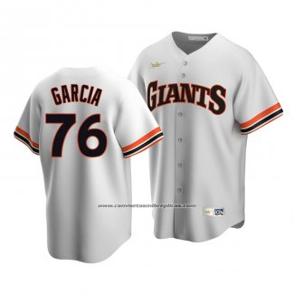 Camiseta Beisbol Hombre San Francisco Giants Jarlin Garcia Cooperstown Collection Primera Blanco