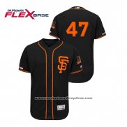 Camiseta Beisbol Hombre San Francisco Giants Johnny Cueto Autentico Flex Base Negro