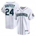 Camiseta Beisbol Hombre Seattle Mariners Ken Griffey Jr Throwback Cooperstown Collection Limited Blanco1