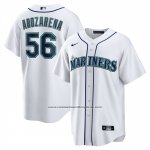 Camiseta Beisbol Hombre Seattle Mariners Randy Arozarena Primera Replica Blanco