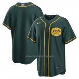 Camiseta Beisbol Hombre Seleccion Nacional Australia X MLB Stadium Replica Verde