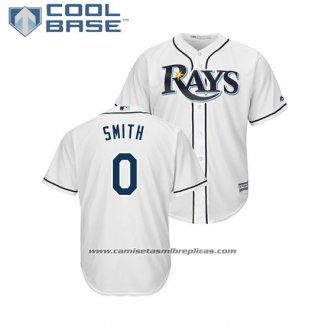 Camiseta Beisbol Hombre Tampa Bay Rays Mallex Smith Cool Base Primera Blanco