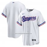 Camiseta Beisbol Hombre Texas Rangers Primera Replica Big & Tall Blanco