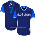 Camiseta Beisbol Hombre Toronto Blue Jays 2017 Little League World Series Chris Coghlan Azul