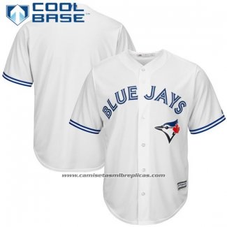 Camiseta Beisbol Hombre Toronto Blue Jays Big Tall Blanco Cool Base