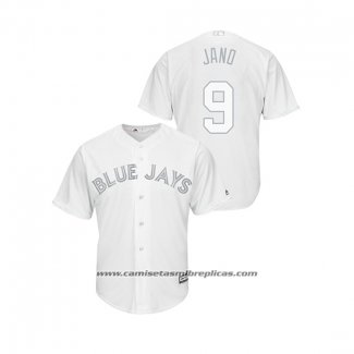 Camiseta Beisbol Hombre Toronto Blue Jays Danny Jansen 2019 Players Weekend Replica Blanco