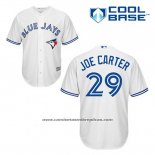 Camiseta Beisbol Hombre Toronto Blue Jays Joe Carter 29 Blanco Primera Cool Base