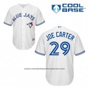 Camiseta Beisbol Hombre Toronto Blue Jays Joe Carter 29 Blanco Primera Cool Base