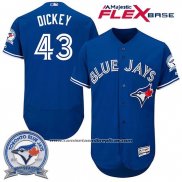 Camiseta Beisbol Hombre Toronto Blue Jays R A Dickey 43 Flex Base