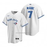 Camiseta Beisbol Hombre Toronto Blue Jays Reese Mcguire Replica Primera Blanco Azul