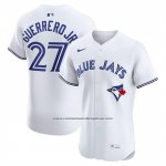 Camiseta Beisbol Hombre Toronto Blue Jays Vladimir Guerrero Jr Primera Elite Blanco