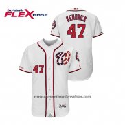 Camiseta Beisbol Hombre Washington Nationals Howie Kendrick Autentico Flex Base Blanco
