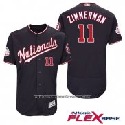 Camiseta Beisbol Hombre Washington Nationals Ryan Zimmerman Azul 2018 All Star Alterno Flex Base