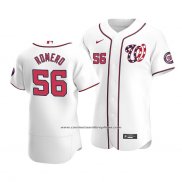 Camiseta Beisbol Hombre Washington Nationals Seth Romero Autentico Alterno Blanco