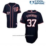 Camiseta Beisbol Hombre Washington Nationals Stephen Strasburg 37 Azul Alterno Cool Base