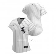 Camiseta Beisbol Mujer Chicago White Sox Replica 2020 Primera Blanco