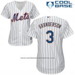 Camiseta Beisbol Mujer New York Mets Curtis Granderson Cool Base Blanco