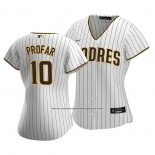Camiseta Beisbol Mujer San Diego Padres Jurickson Profar Replica Primera Blanco