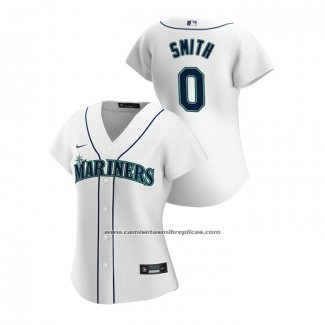 Camiseta Beisbol Mujer Seattle Mariners Mallex Smith 2020 Replica Primera Blanco