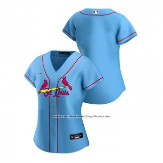 Camiseta Beisbol Mujer St. Louis Cardinals Replica 2020 Alterno Azul
