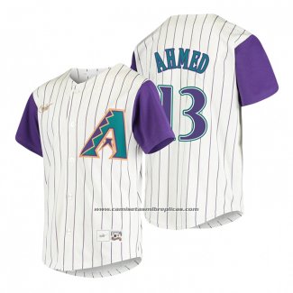 Camiseta Beisbol Nino Arizona Diamondbacks Nick Ahmed Cooperstown Collection Alterno Crema