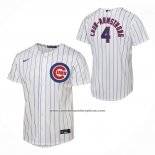 Camiseta Beisbol Nino Chicago Cubs Pete Crow Armstrong Primera Replica Blanco
