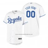 Camiseta Beisbol Nino Kansas City Royals Personalizada Replica Primera Blanco