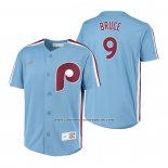 Camiseta Beisbol Nino Philadelphia Phillies Jay Bruce Cooperstown Collection Road Azul