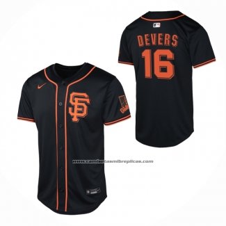 Camiseta Beisbol Nino San Francisco Giants Rafael Devers Limited Negro