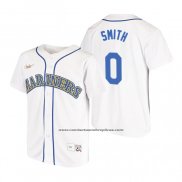 Camiseta Beisbol Nino Seattle Mariners Mallex Smith Cooperstown Collection Primera Blanco