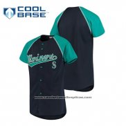Camiseta Beisbol Nino Seattle Mariners Personalizada Stitches Azul