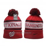 Gorro Beanie Washington Nationals Rojo