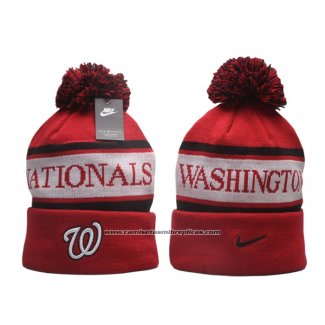 Gorro Beanie Washington Nationals Rojo