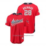 Camiseta Beisbol Hombre All Star Colorado Rockies Nolan Arenado 2018 Home Run Derby National League Rojo